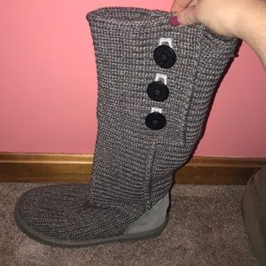 Gray Knit UGGS